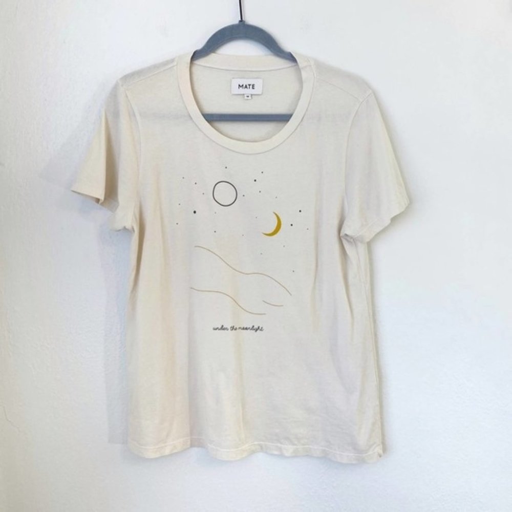 Mate the Label Cream Celestial Graphic T-Shirt